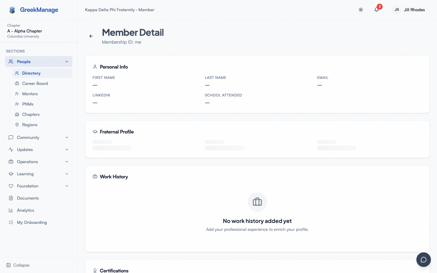 status change request dialog