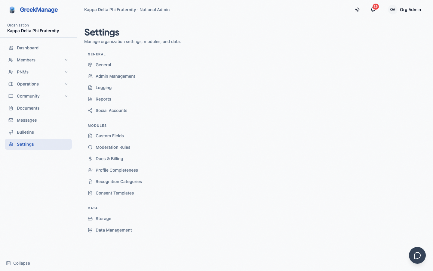 The moderation rules editor.